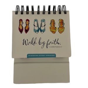 Walk By Faith 365 Day Inspirational Calendar Spiral Bound Flip Page